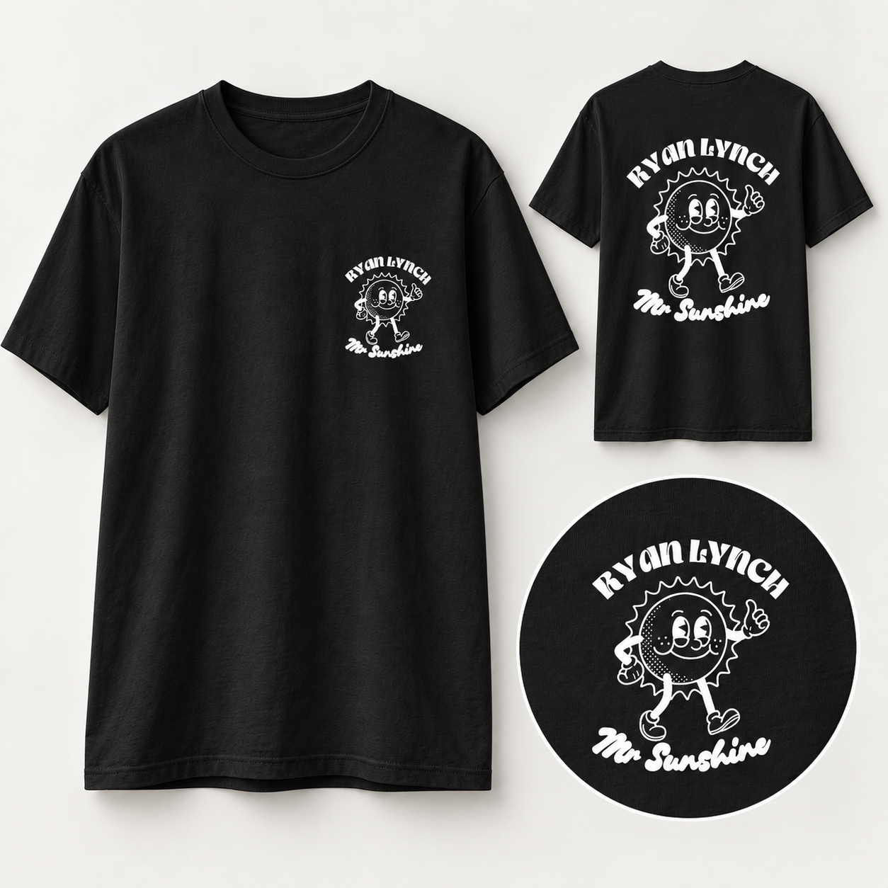 Black Mr Sunshine T-shirt